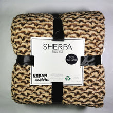 Load image into Gallery viewer, Faux Fur Throw With Sherpa - 150 x 200cm - CQ Linen