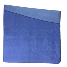Load image into Gallery viewer, embossed quilt blue -cq linen