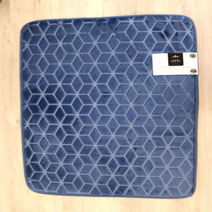 foam bath mat  blue 50x80cm -cq linen