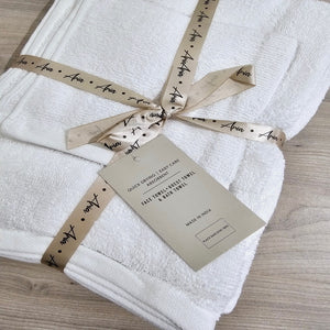 cotton towel set -cq linen