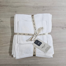 Load image into Gallery viewer, white cotton towel set-cq linen