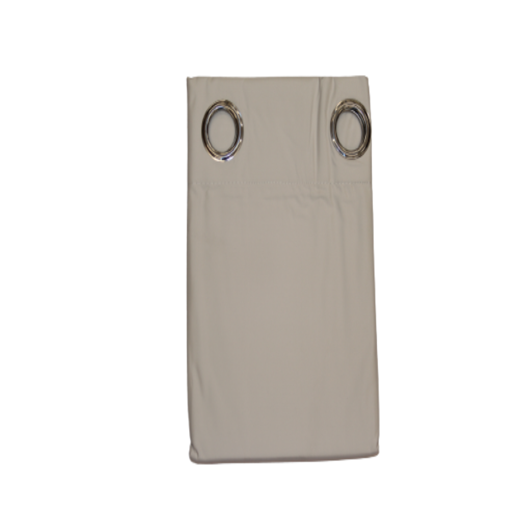 white blockout eyelet curtain 140x225cm-cq linen