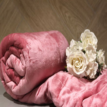 Load image into Gallery viewer, blush flannel comforter set - cq linen