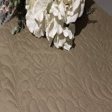 Load image into Gallery viewer, taupe 1 piece quilt -cq linen