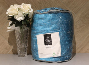 Naya Plush Flannel Comforter Set - Teal
