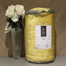 Load image into Gallery viewer, yellow flannel comforter set-cq linen