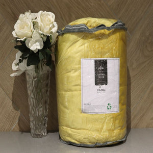 yellow flannel comforter set-cq linen