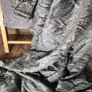 Flannel Embossed Throw - CQ Linen