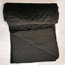 Load image into Gallery viewer, Quilt Blanket Velvet - Black - CQ Linen