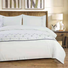 Load image into Gallery viewer, Soft Touch Embroidered Duvet Cover Set - Ziggy - CQ Linen
