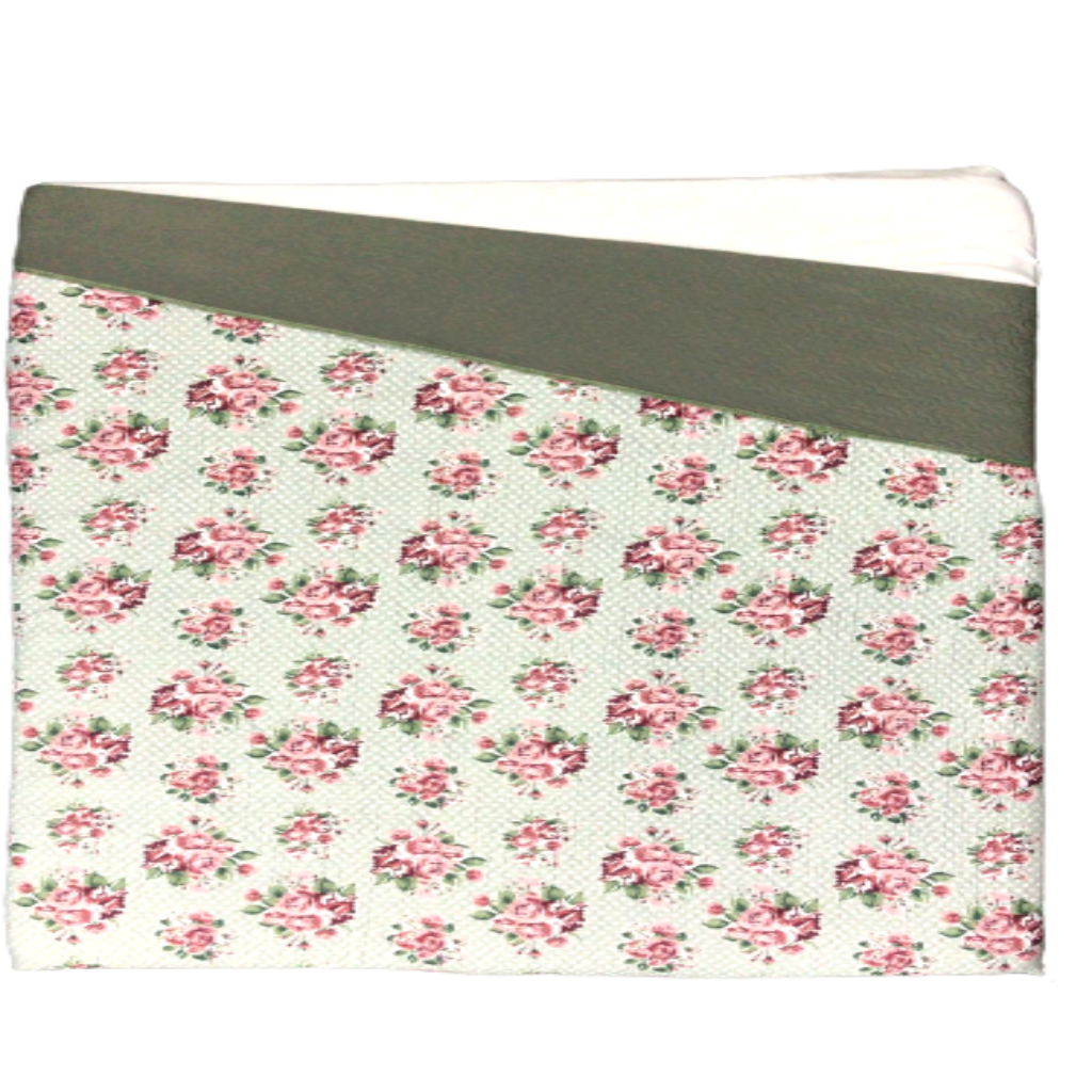 floral printed 1 piece quilt -cq linen