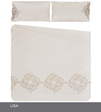 Load image into Gallery viewer, 100% Cotton Embroidered Duvet Covet Set - Lisa - CQ Linen