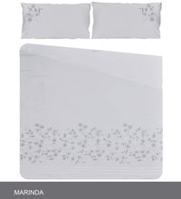 Load image into Gallery viewer, Soft Touch Embroidered Duvet Cover Set - Marinda - CQ Linen