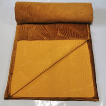 Load image into Gallery viewer, Quilt Blanket Velvet - Mustard - CQ Linen