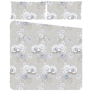 floral design duvet cover set -cq linen