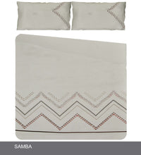 Load image into Gallery viewer, Soft Touch Embroidered Duvet Cover Set - Samba - CQ Linen