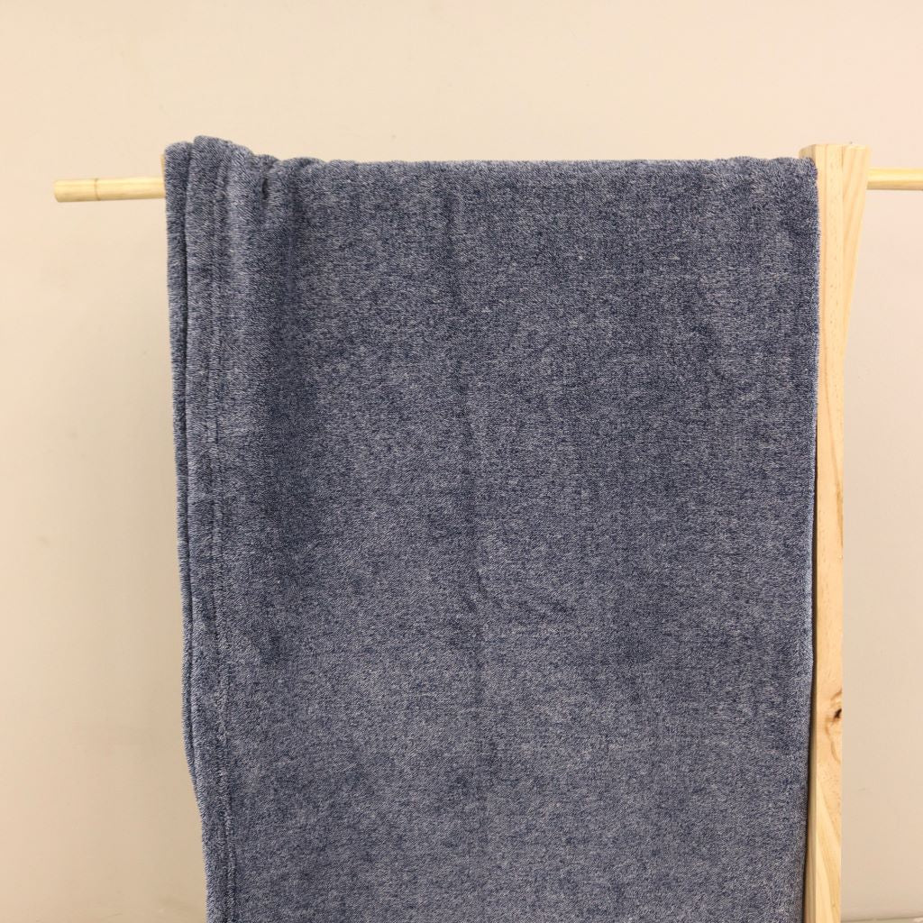 soft cationic throw in blue-cq linen