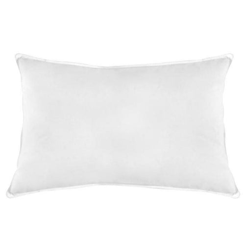 Natural Duck Feather Cotton Standard Pillow - CQ Linen