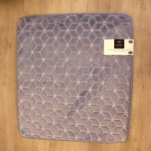 foam bath mat silver grey 50x80cm -cq linen